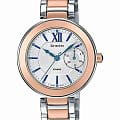 Casio Casio Sheen SHE-3050SG-7A  SHE-3050SG-7A кварцевые женские часы  серый циферблат, браслет сталь с ip покрытием — вид спереди