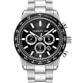 Cerruti 1881 Cerruti 1881 Turchino CIWGI0028301  CIWGI0028301 кварцевые мужские часы  черный циферблат, браслет нержавеющая сталь — вид спереди