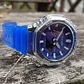 Casio Casio G-Shock GA-2100HC-2ADR электронные мужские часы часы, крупный план синий циферблат