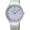 Seiko Seiko Discover More SUR549P1  SUR549P1 кварцевые женские часы  голубой циферблат, браслет нержавеющая сталь — вид спереди