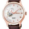 Seiko Seiko Presage SARY154  SARY154 механические мужские часы  бежевый циферблат, браслет кожаный — вид спереди
