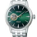 Seiko Seiko Presage SSA441J1  SSA441J1 механические мужские часы  зеленый циферблат, браслет нержавеющая сталь — вид спереди