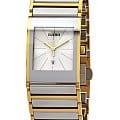 Rado Rado Integral R20748112  R20748112 кварцевые женские часы  белый циферблат, браслет сталь c pvd покрытием — вид спереди