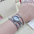 Anne Klein Anne Klein Box Set 3971SVST женские часы перламутровый циферблат на запястье
