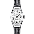 Tissot Tissot Heritage Porto Mechanical T128.161.16.012.00  T1281611601200 механические женские часы  белый циферблат, браслет кожаный — вид спереди