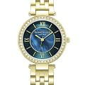 Kenneth Cole Kenneth Cole Modern Classic KCWLG0062202  KCWLG0062202 кварцевые женские часы  синий циферблат, браслет нержавеющая сталь с ip-покрытием — вид спереди