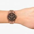 Casio Casio Sheen SHE-3806BR-5A женские часы коричневый циферблат на запястье