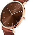 Daniel Wellington Daniel Wellington Classic St Mawes Amber Rose Gold DW00100627  наручные мужские часы фото под углом.