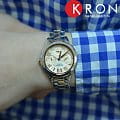 Casio Casio Sheen SHE-3059SPG-9A женские часы оранжевый циферблат на запястье