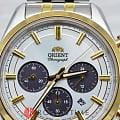 Orient Orient Chronograph RA-TX0302S chronograph японские мужские часы на браслете сталь с ip покрытием боковой вид