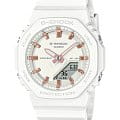 Casio Casio G-Shock GMA-P2100M-7A  GMA-P2100M-7A электронные женские часы  белый циферблат, браслет пластик — вид спереди