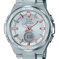 Casio Casio Baby-G MSG-S200D-7A  MSG-S200D-7AER кварцевые женские часы  серый циферблат, браслет нержавеющая сталь — вид спереди