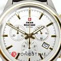 Swiss Military by Chrono Swiss Military by Chrono Sports Chronograph SM34107.15 кварцевые мужские часы часы, крупный план серебристый циферблат