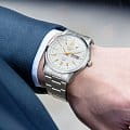 Seiko Seiko 5 Regular SNKP15K1S мужские часы белый циферблат на запястье