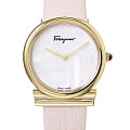 Salvatore Ferragamo Salvatore Ferragamo Ferragamo Style SFIY00519  SFIY00519 кварцевые женские часы  перламутровый циферблат, браслет кожаный — вид спереди
