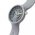 Swatch Swatch Big Bold Bioceramic Lacquered SB03M100 кварцевые мужские часы часы, крупный план серый циферблат
