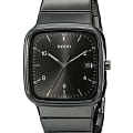 Rado Rado R5.5 R28887162  R28887162 кварцевые мужские часы  черный циферблат, браслет высокотехнологичная плазменная керамика — вид спереди