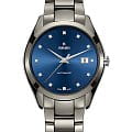Rado Rado Hyperchrome Automatic R32254702 Automatic R32254702 механические мужские часы  синий циферблат, браслет высокотехнологичная плазменная керамика — вид спереди