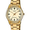 Casio Casio Collection LTP-V005G-9A  LTP-V005G-9A кварцевые женские часы  шампань циферблат, браслет нержавеющая сталь с ip-покрытием — вид спереди