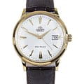 Orient Orient Automatic AC00003W  AC00003W механические мужские часы  белый циферблат, браслет кожаный — вид спереди