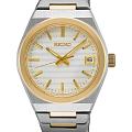 Seiko Seiko Discover More SUR578  SUR578 кварцевые женские часы  белый циферблат, браслет нержавеющая сталь с pvd-покрытием — вид спереди