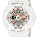 Casio Casio Baby-G BA-110XRG-7ADR (BA-110XRG-7A)  BA-110XRG-7A кварцевые женские часы   циферблат, браслет пластик — вид спереди