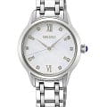 Seiko Seiko Conceptual Series Dress SRZ537P1  SRZ537P1 кварцевые женские часы  перламутровый циферблат, браслет нержавеющая сталь — вид спереди