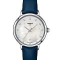 Tissot Tissot Odaci-T T133.210.16.116.00  T1332101611600 кварцевые женские часы  перламутровый циферблат, браслет кожаный — вид спереди