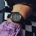 Casio Casio G-Shock GMA-P2100BB-1ADR (GMA-P2100BB-1A)  наручные женские часы фото под углом.