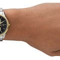 Armani Exchange Armani Exchange Dante AX1865  итальянские мужские часы на браслете сталь с ip покрытием боковой вид
