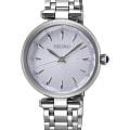 Seiko Seiko Discover More SRZ553  SRZ553 кварцевые женские часы  голубой циферблат, браслет нержавеющая сталь — вид спереди