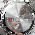 Orient Orient Chronograph Mako Kamasu RA-TX0210L  — задняя крышка металл сталь корпуса японские часы