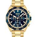 Hugo Boss Hugo Boss Energy HB1513973  HB1513973 кварцевые мужские часы  синий циферблат, браслет нержавеющая сталь с ip-покрытием — вид спереди