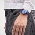 D1 Milano D1 Milano Nylon Exp_Cobalt NYBJ05  наручные мужские часы фото под углом.