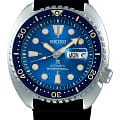 Seiko Seiko Prospex SRPE07K1S  SRPE07K1S механические мужские часы  синий циферблат, браслет силикон — вид спереди