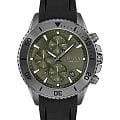 Hugo Boss Hugo Boss Admiral HB1513967  HB1513967 кварцевые мужские часы  зеленый циферблат, браслет силикон — вид спереди
