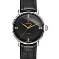 Rado Rado Coupole Classic R22862715 Classic R22862715 механические женские часы  черный циферблат, браслет кожаный — вид спереди