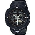 Casio Casio G-Shock GA-500-1A GA GA-500-1A электронные мужские часы  черный циферблат, браслет  — вид спереди