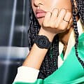 Casio Casio G-Shock GMA-P2100BB-1ADR (GMA-P2100BB-1A) женские часы черный циферблат на запястье