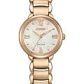Citizen Citizen Citizen L EM0929-81Y  EM0929-81Y кварцевые женские часы  перламутровый циферблат, браслет нержавеющая сталь с ip-покрытием — вид спереди