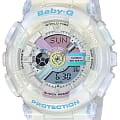 Casio Casio Baby-G BA-110PL-7A2  BA-110PL-7A2ER кварцевые женские часы  цветной циферблат, браслет полимер — вид спереди