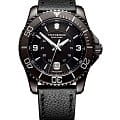 Victorinox Victorinox Maverick 241787  241787 кварцевые мужские часы  черный циферблат, браслет кожаный — вид спереди