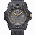 Luminox Luminox Navy SEAL 3500 XS.3508.GOLD  XS.3508.GOLD кварцевые мужские часы  серый циферблат, браслет резина — вид спереди