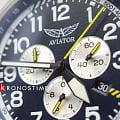 Оригинальные часы Aviator Aviator Airacobra V.2.25.0.170.4 кварцевые калибр механизма ronda 5040.d общий вид