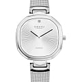 Obaku Obaku Diamond V277LXCIMC  V277LXCIMC кварцевые женские часы  серебристый циферблат, браслет нержавеющая сталь — вид спереди