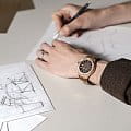 Maurice Lacroix AI6008-BRZ01-730-3 наручные мужские часы застежка крупным планом