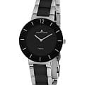 Jacques Lemans Jacques Lemans High Tech Ceramic 42-3A  42-3A кварцевые женские часы  черный циферблат, браслет керамика — вид спереди