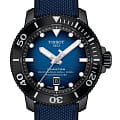 Tissot Tissot Seastar 2000 Professional T120.607.37.041.00 Seastar 2000 T1206073704100 механические мужские часы  синий циферблат, браслет тканевый — вид спереди