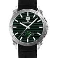 Jacques Lemans Jacques Lemans Derby 1-2202D  1-2202D кварцевые мужские часы  зеленый циферблат, браслет кожаный — вид спереди