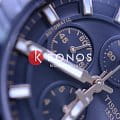 Tissot Tissot T-Race Automatic Chronograph T115.427.37.051.01 механические мужские часы часы, крупный план черный циферблат
